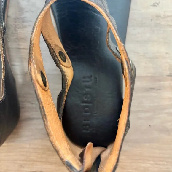 Women’s Bed Stu Soto Black Leather Sandals - Picture 8 of 10